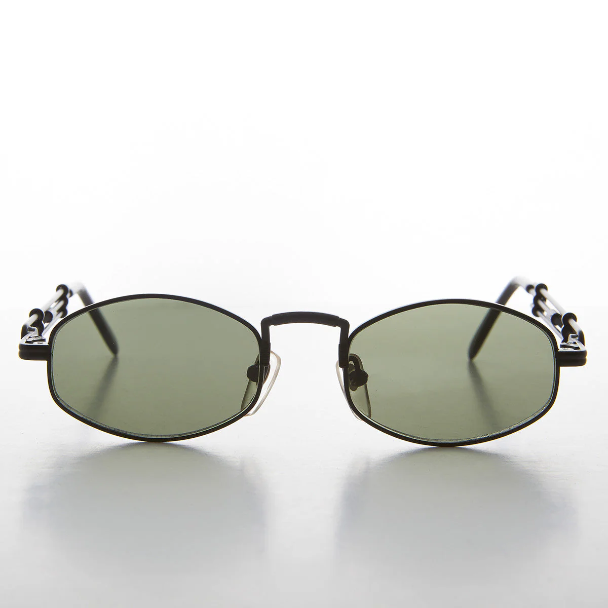 Polygon Spectacle Steampunk Vintage Sunglass - Deryn - Image 2
