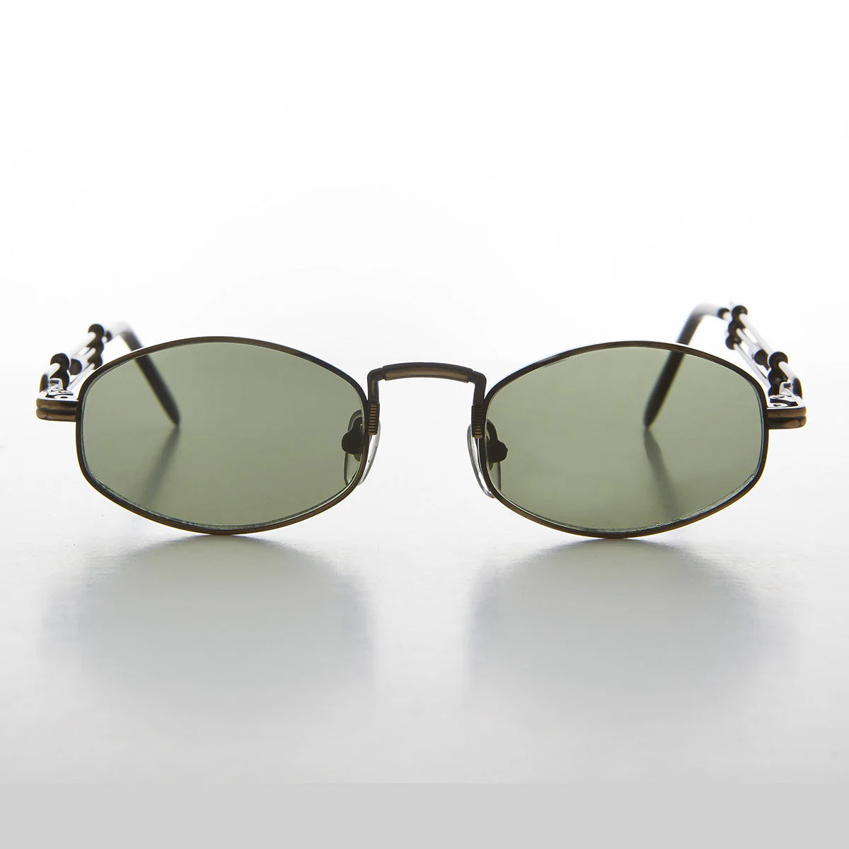 Polygon Spectacle Steampunk Vintage Sunglass - Deryn - Image 4