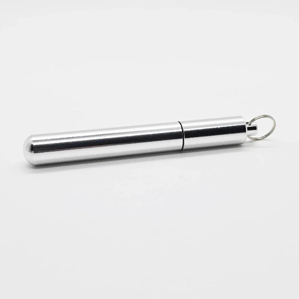 Portable Toothpick Holders – Keychain with Screw Cap in Aluminum & Wood Designs - Image 18