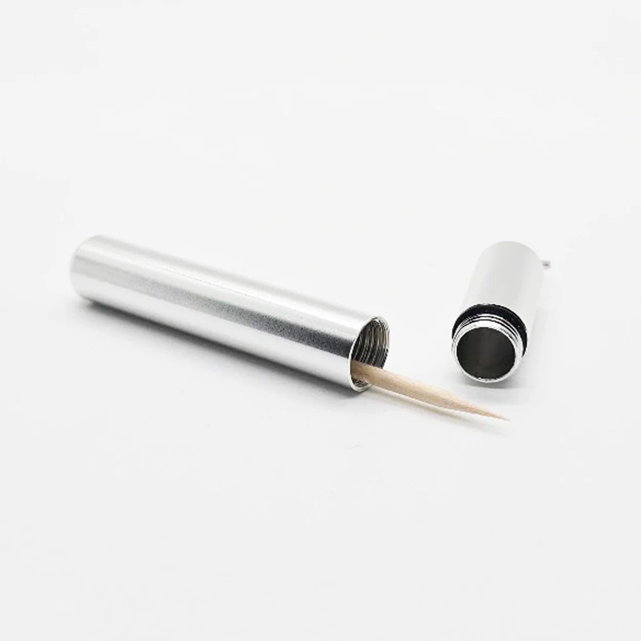 Portable Toothpick Holders – Keychain with Screw Cap in Aluminum & Wood Designs - Image 20