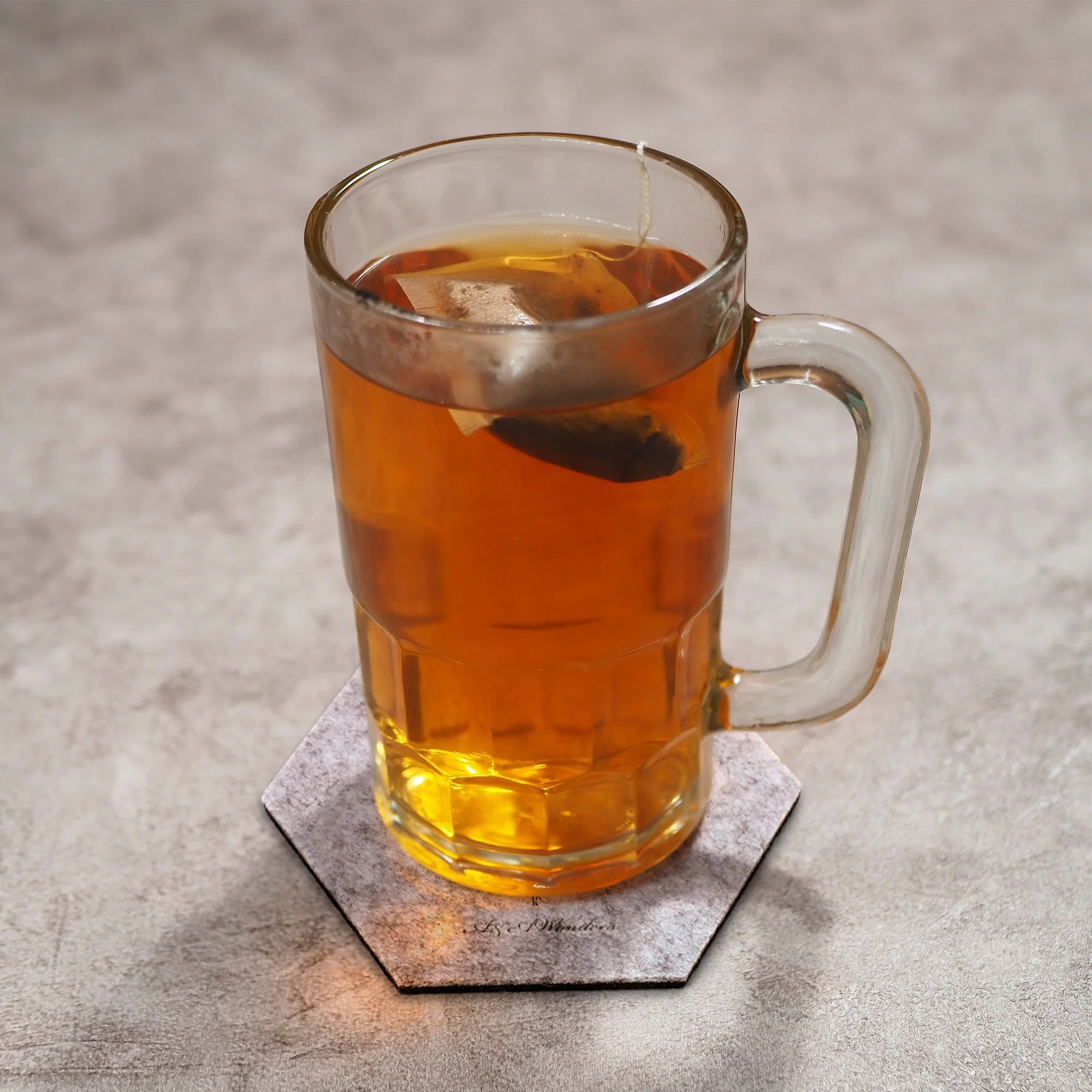 Premium Felt Coasters for Drink Set of 18 Pcs - (hexagon) - Image 6