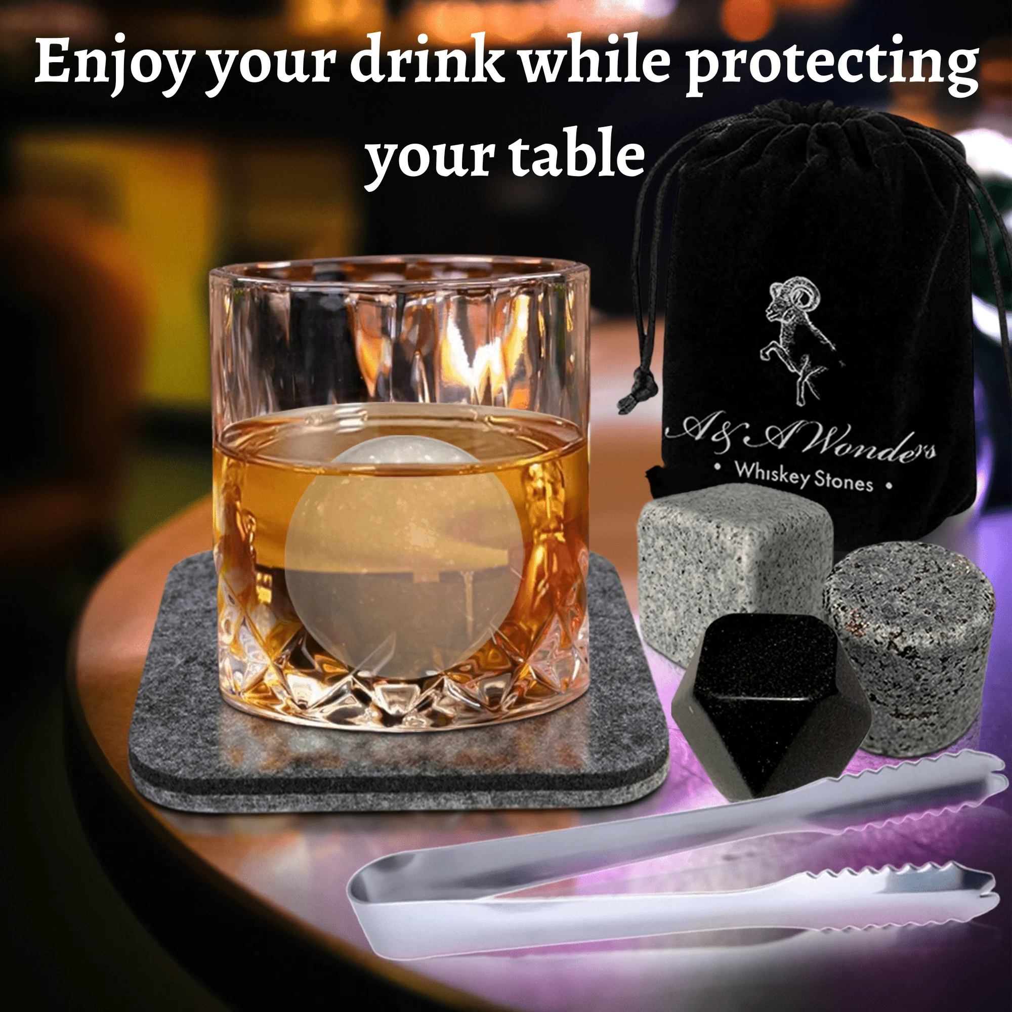 Premium Whiskey Stones Set Of 4 Geometrical shapes - Image 5
