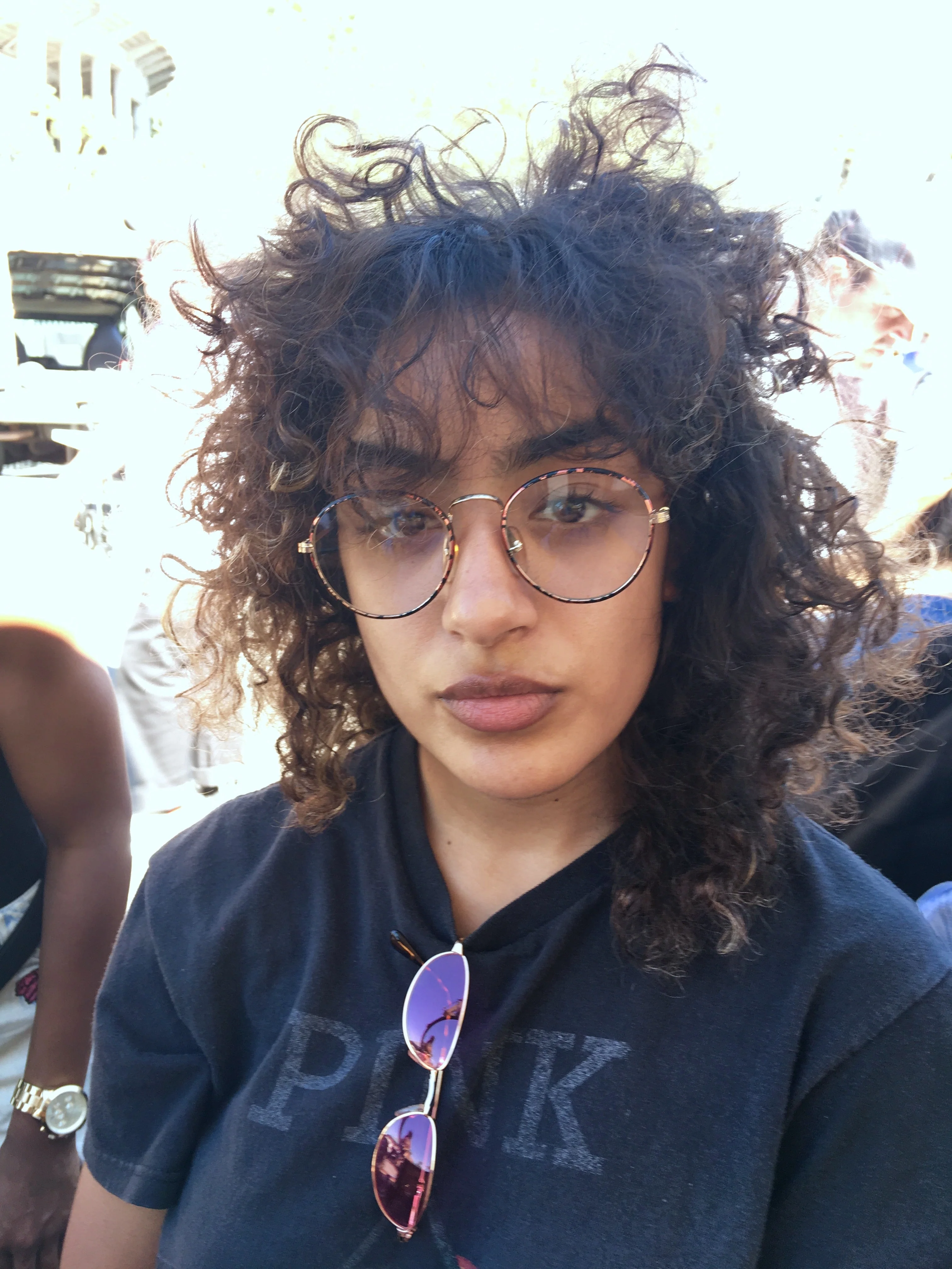 Preppy Round Clear Glass Lens Vintage Glasses - Alex - Image 5