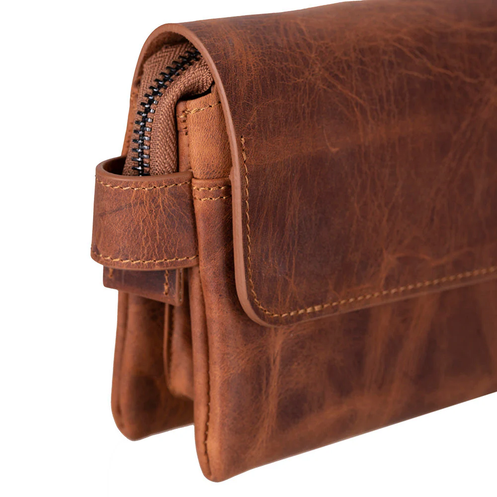 Prestige Leather Clutch Bag - Image 8