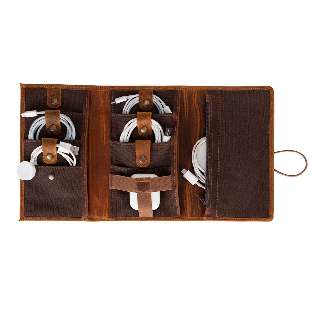 Pura Leather Cable Organizer - Image 7