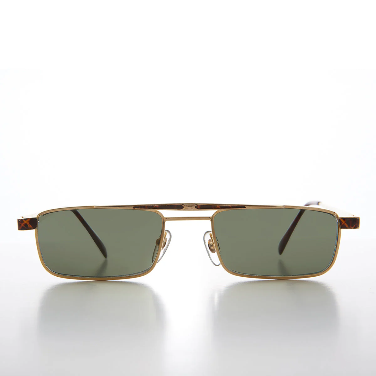 Rare 90s Rectangular Aviator Vintage Sunglass - Duke