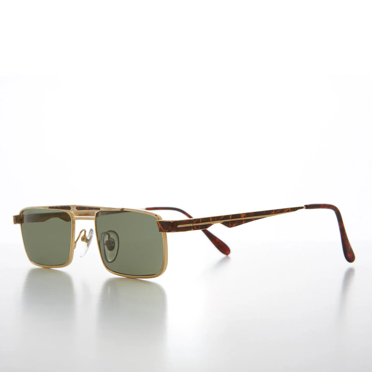 Rare 90s Rectangular Aviator Vintage Sunglass - Duke - Image 2