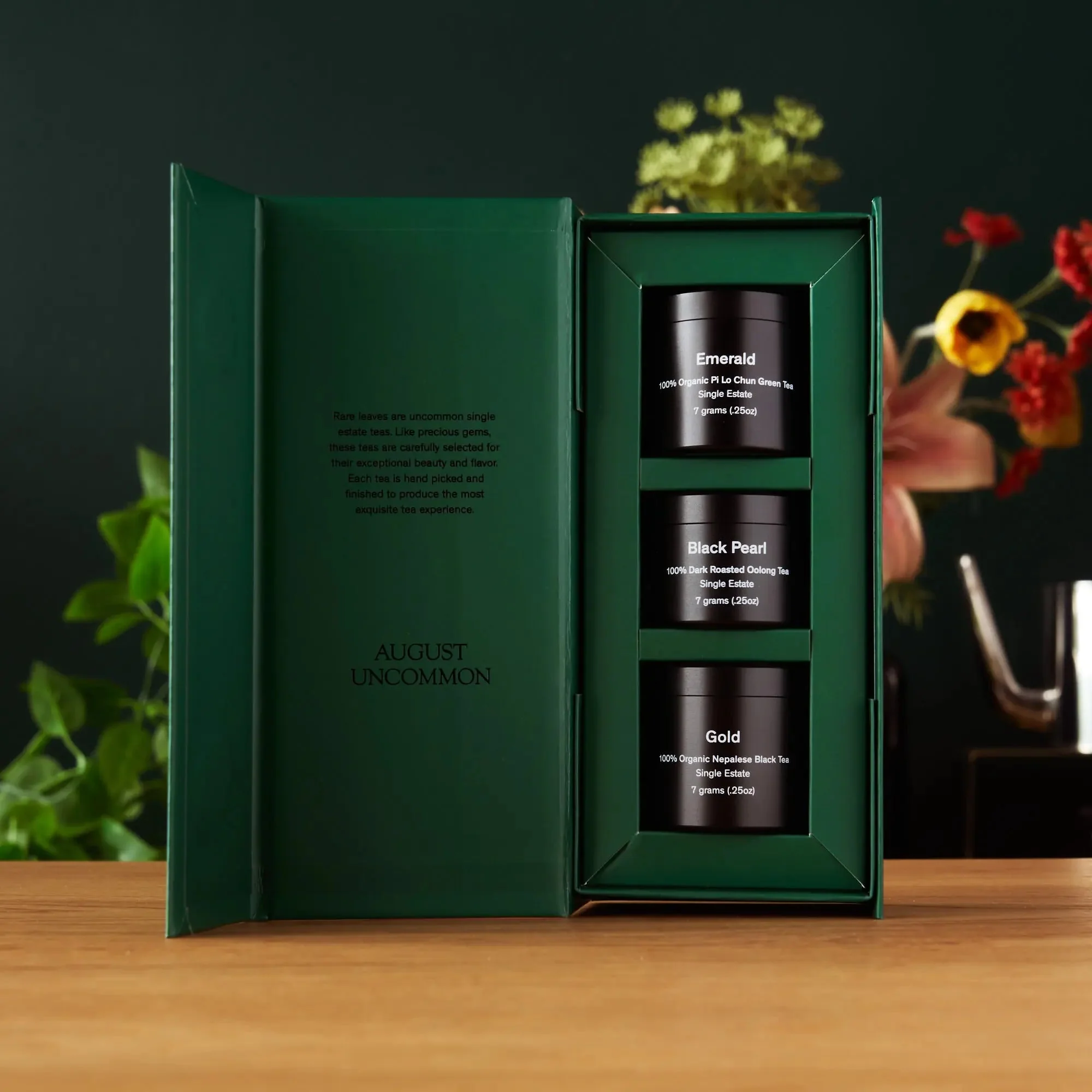Rare Leaves Single Origin Tea Mini Tin Sampler - Image 2
