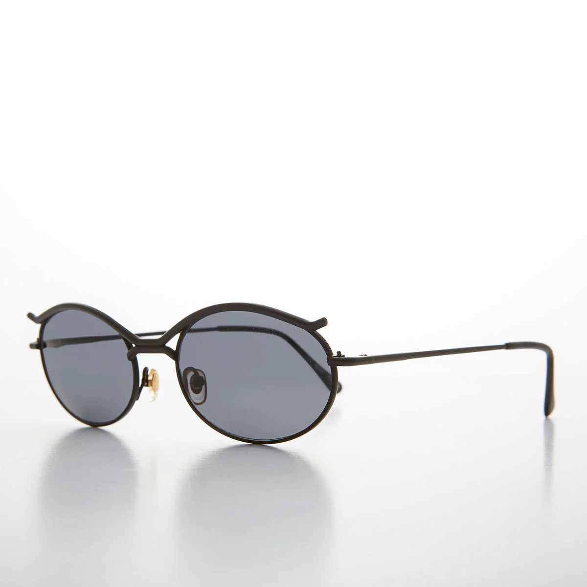Rare  Oval Vintage 90s Optical Frame Sunglass - Fate - Image 3