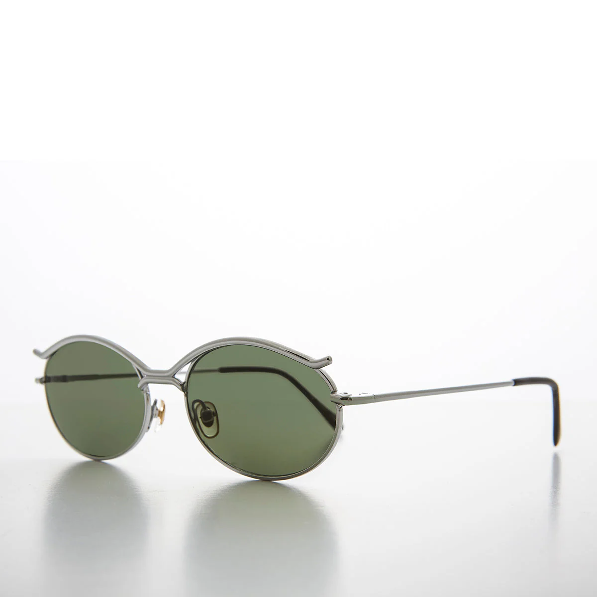 Rare  Oval Vintage 90s Optical Frame Sunglass - Fate - Image 5