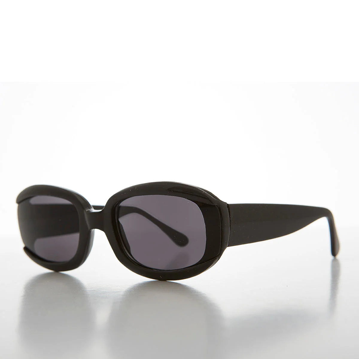 Rectangle Mod Style Vintage Sunglass - Blade - Image 2