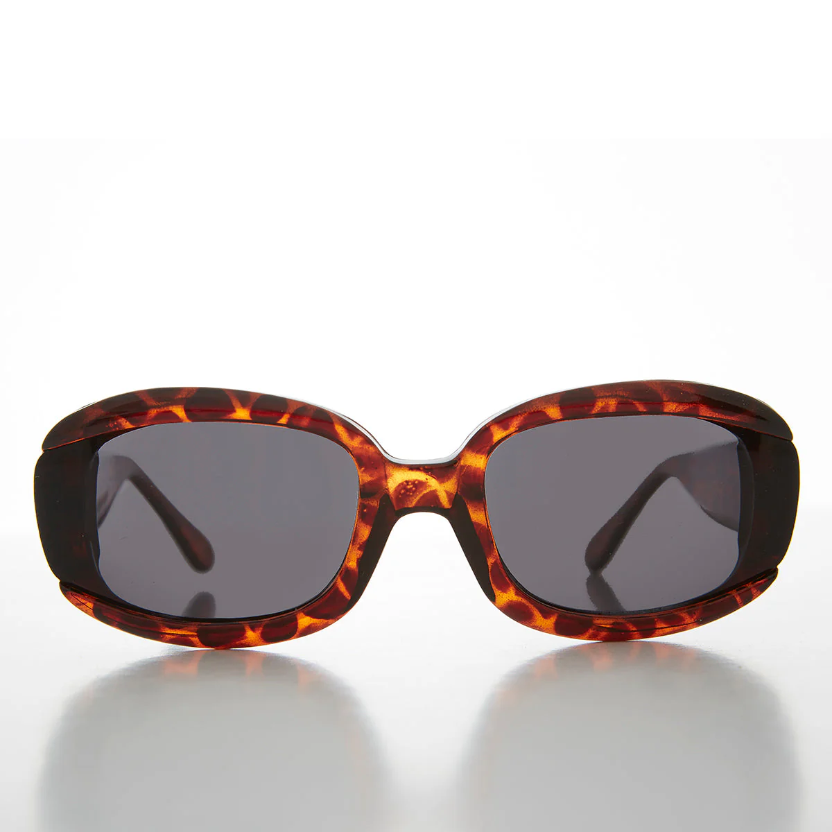 Rectangle Mod Style Vintage Sunglass - Blade - Image 3