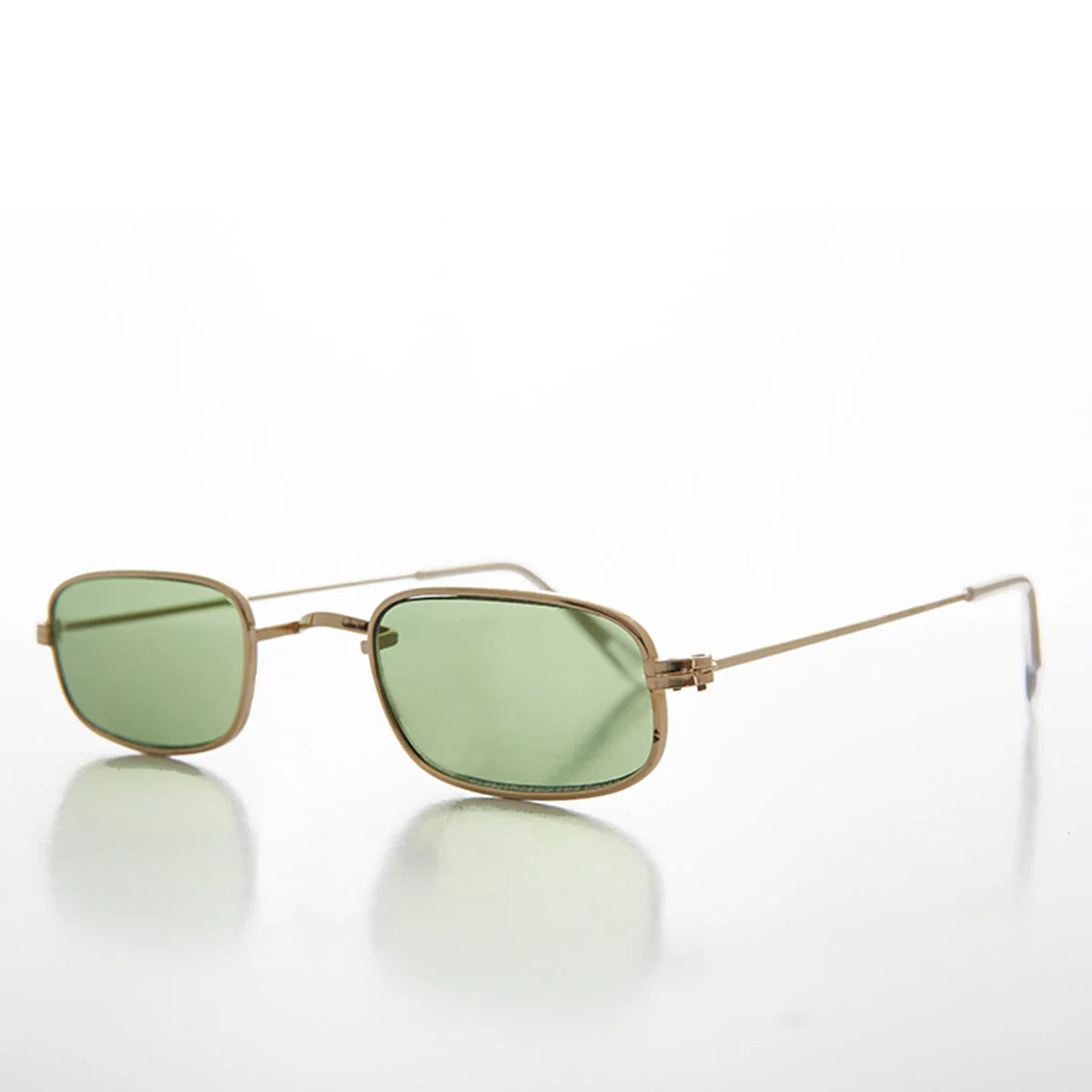 Rectangle Tinted Lens Hippy Vintage Sunglass - Hulu - Image 3