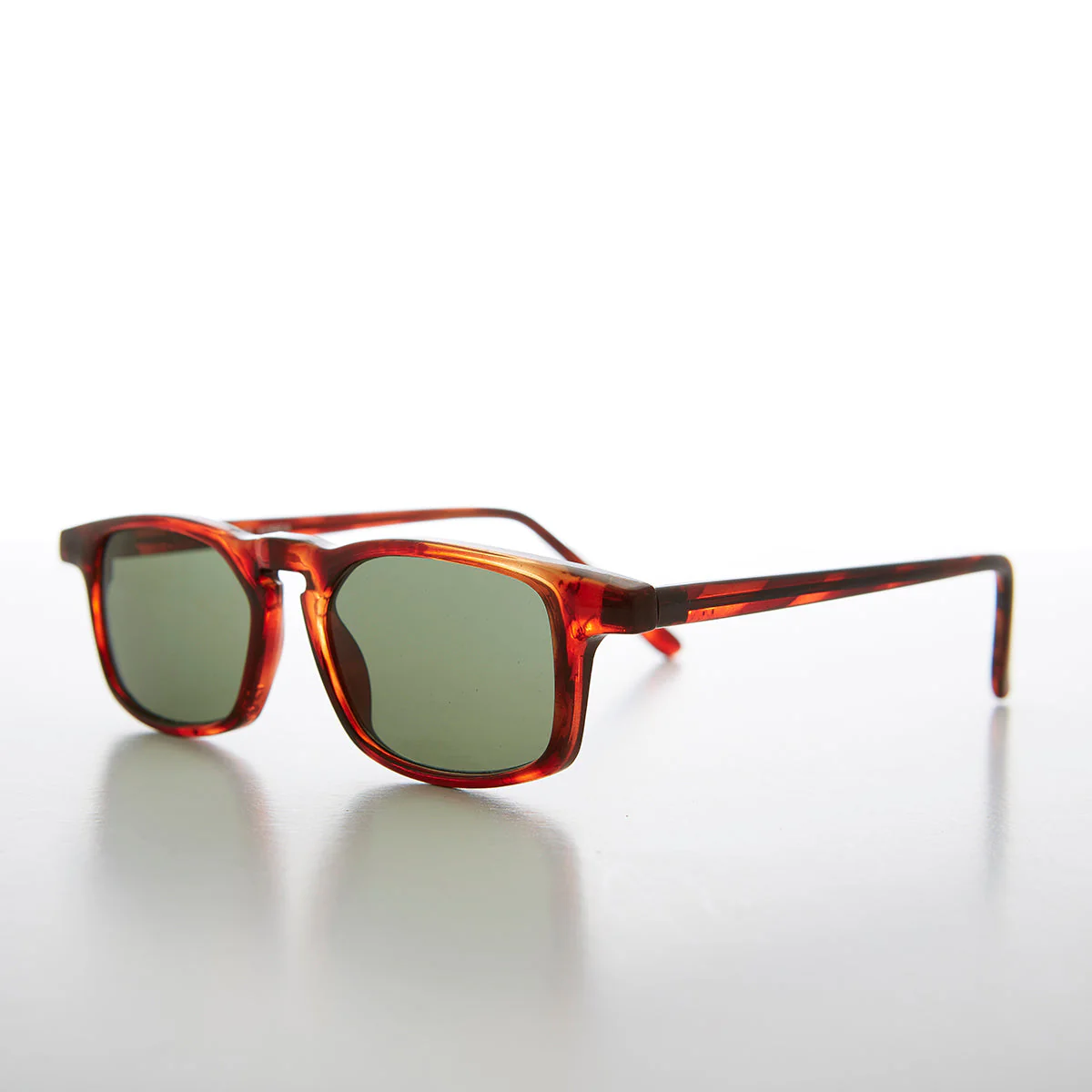 Rectangular Acetate Unisex Vintage Sunglass - Wallis - Image 2