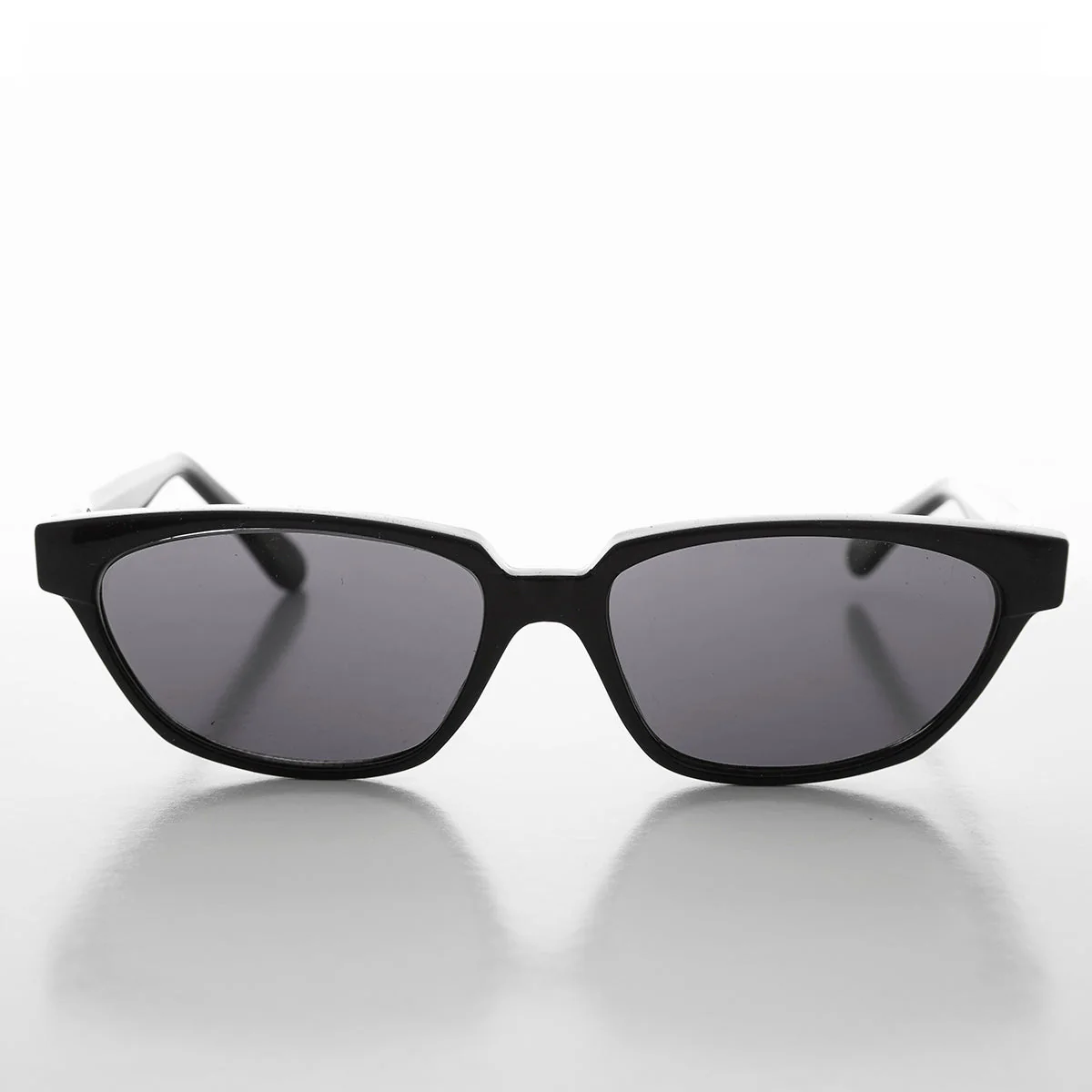 Rectangular Horn Rim Unisex Vintage Sunglass - Abbot - Image 3
