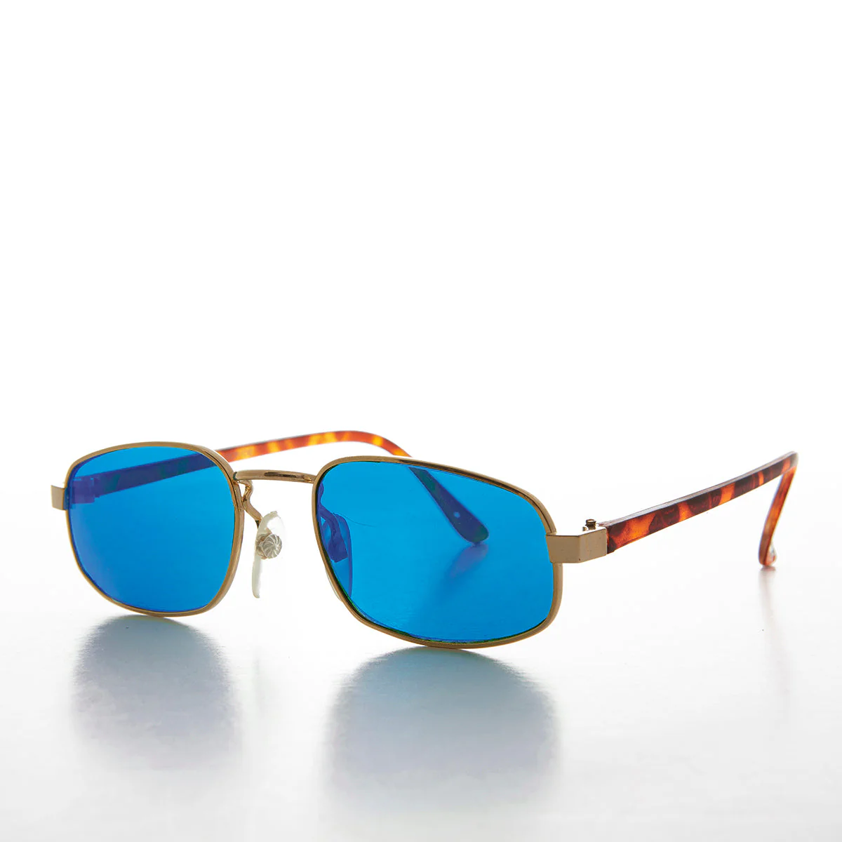 Rectangular Sunglasses with Colored Tinted Lens - Jerry - Image 3