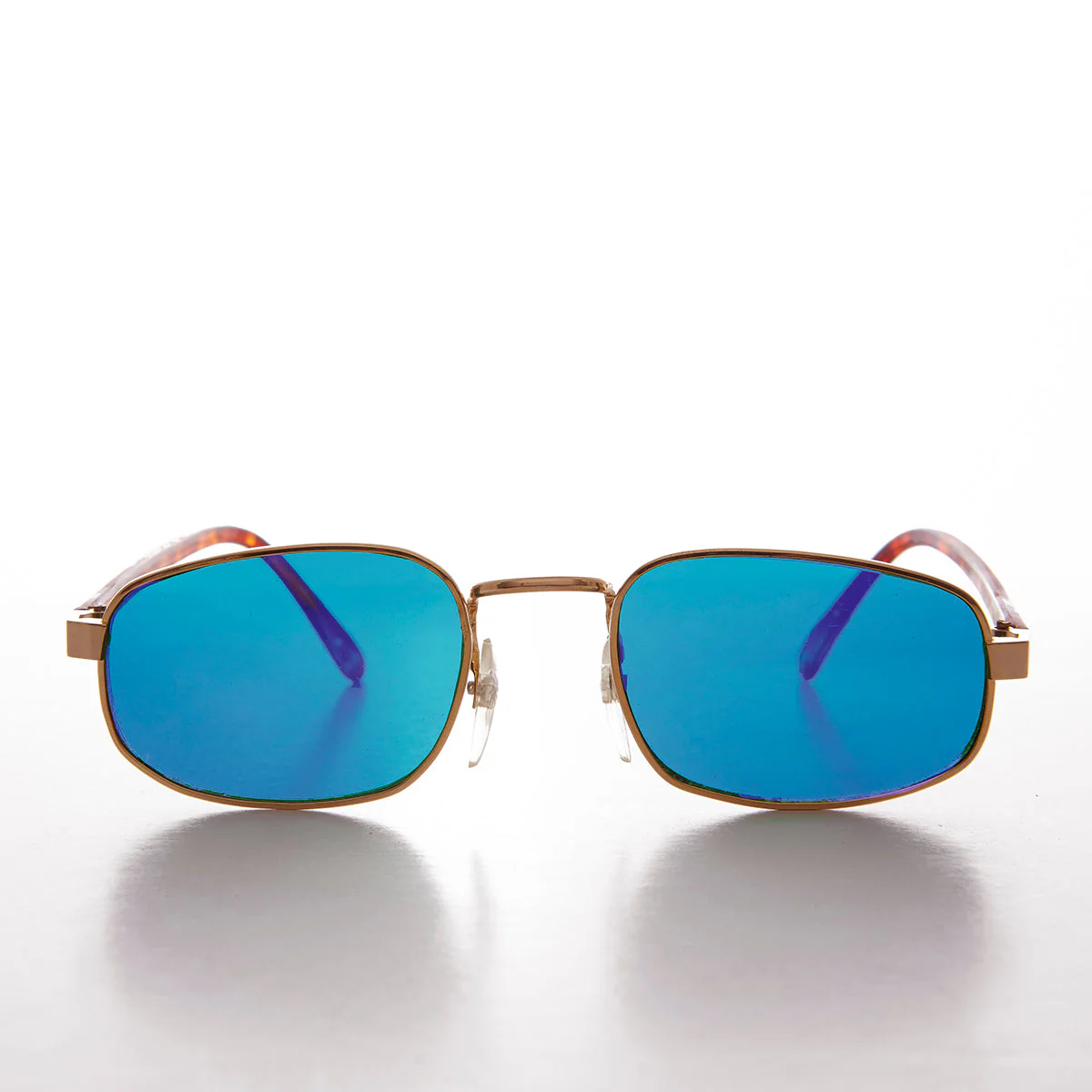 Rectangular Sunglasses with Colored Tinted Lens - Jerry - Image 4