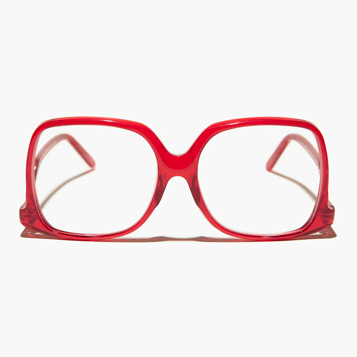 Red Oversized Reader or Bifocal Glasses - Mia - Image 2