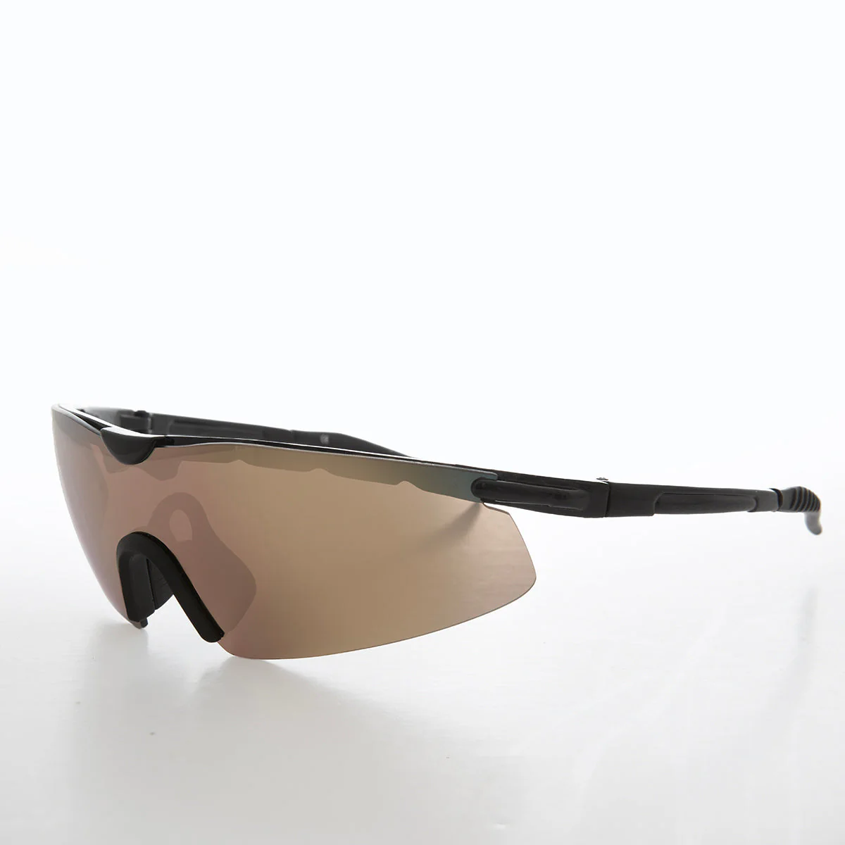 Reflective Wraparound Vintage y2k Unisex Sunglasses - Jord - Image 2