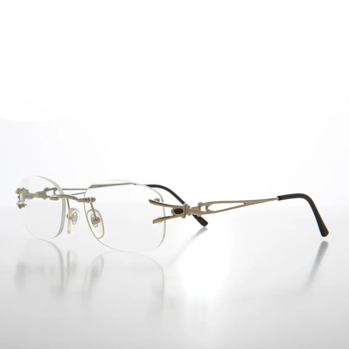 Rimless Readers with Metal Temples - Nicky - Image 5
