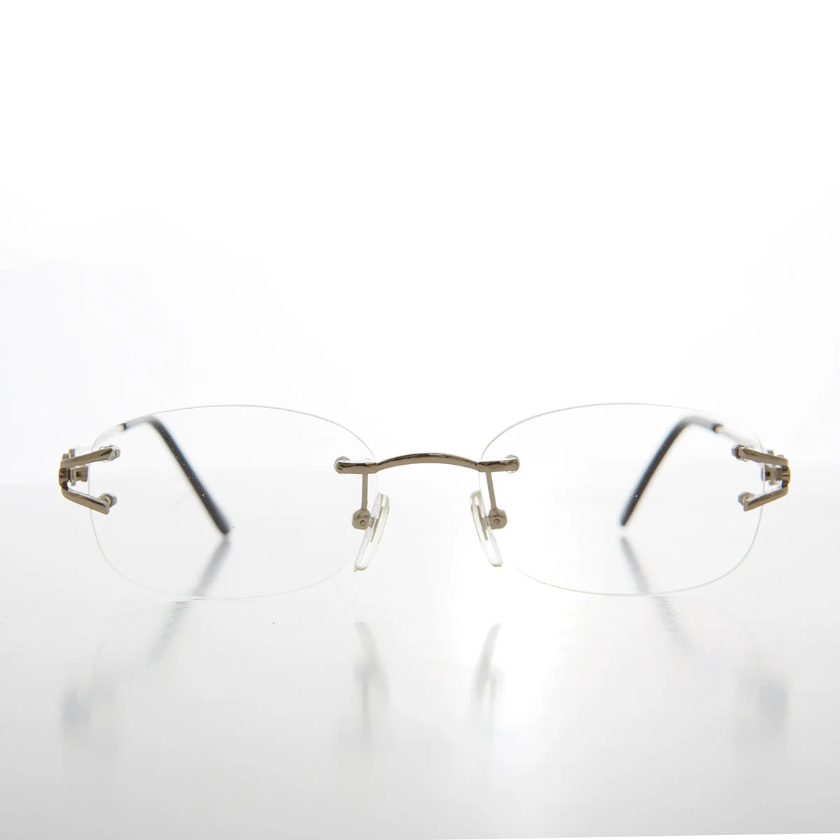 Rimless Readers with Metal Temples - Nicky - Image 6