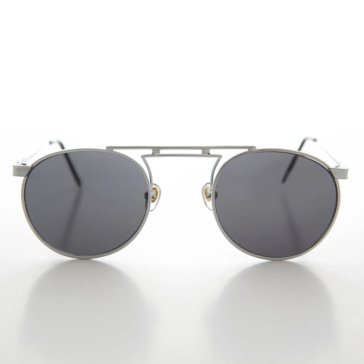 Round Art Deco Vintage Sunglasses - Aztec