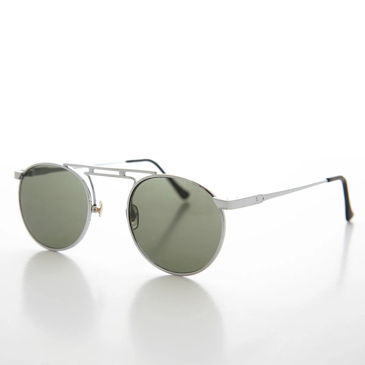 Round Art Deco Vintage Sunglasses - Aztec - Image 4