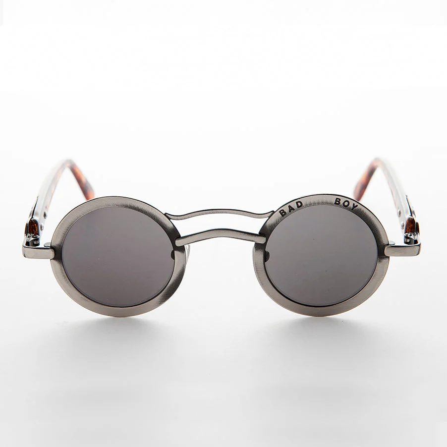 Round Circle Bad Boy Vintage Sunglass - Dean