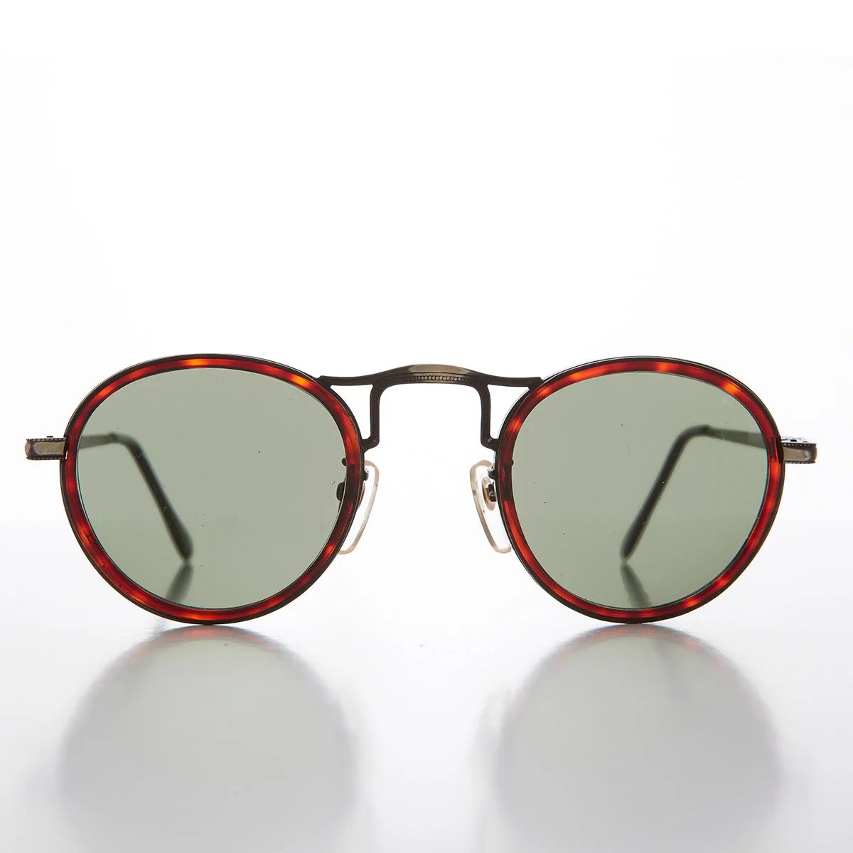Round Gentlemen's Victorian Hybrid Aviator Vintage Sunglass - Gatsby 2
