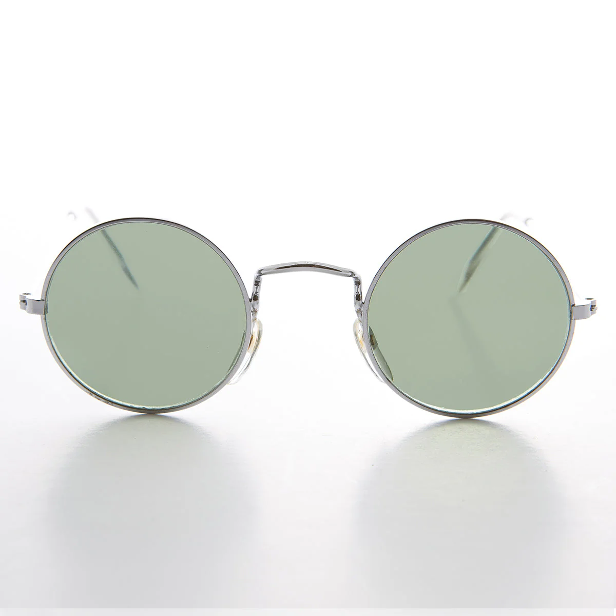 Round Hippie Vintage Sunglass with Glass Lens - Johnny - Image 6