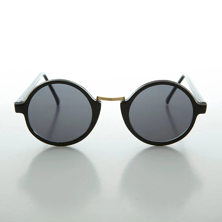 Round Hippy Vintage Sunglasses - Levi
