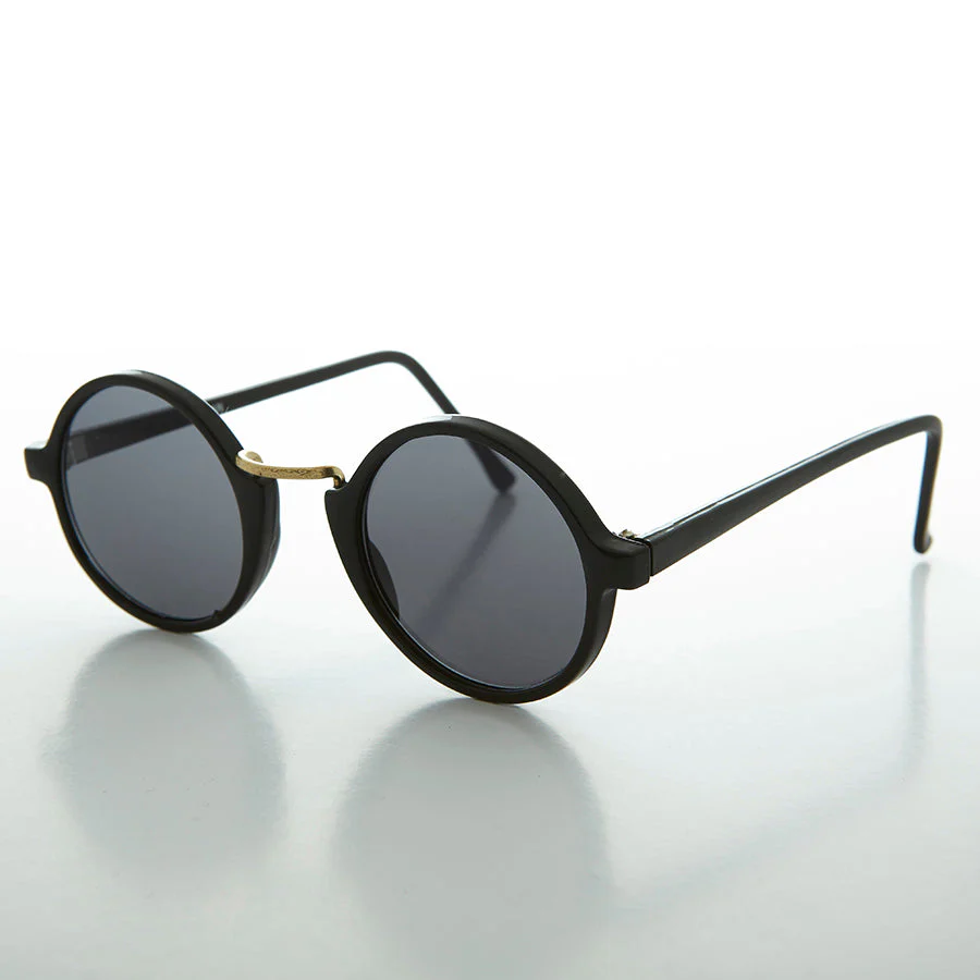 Round Hippy Vintage Sunglasses - Levi - Image 2