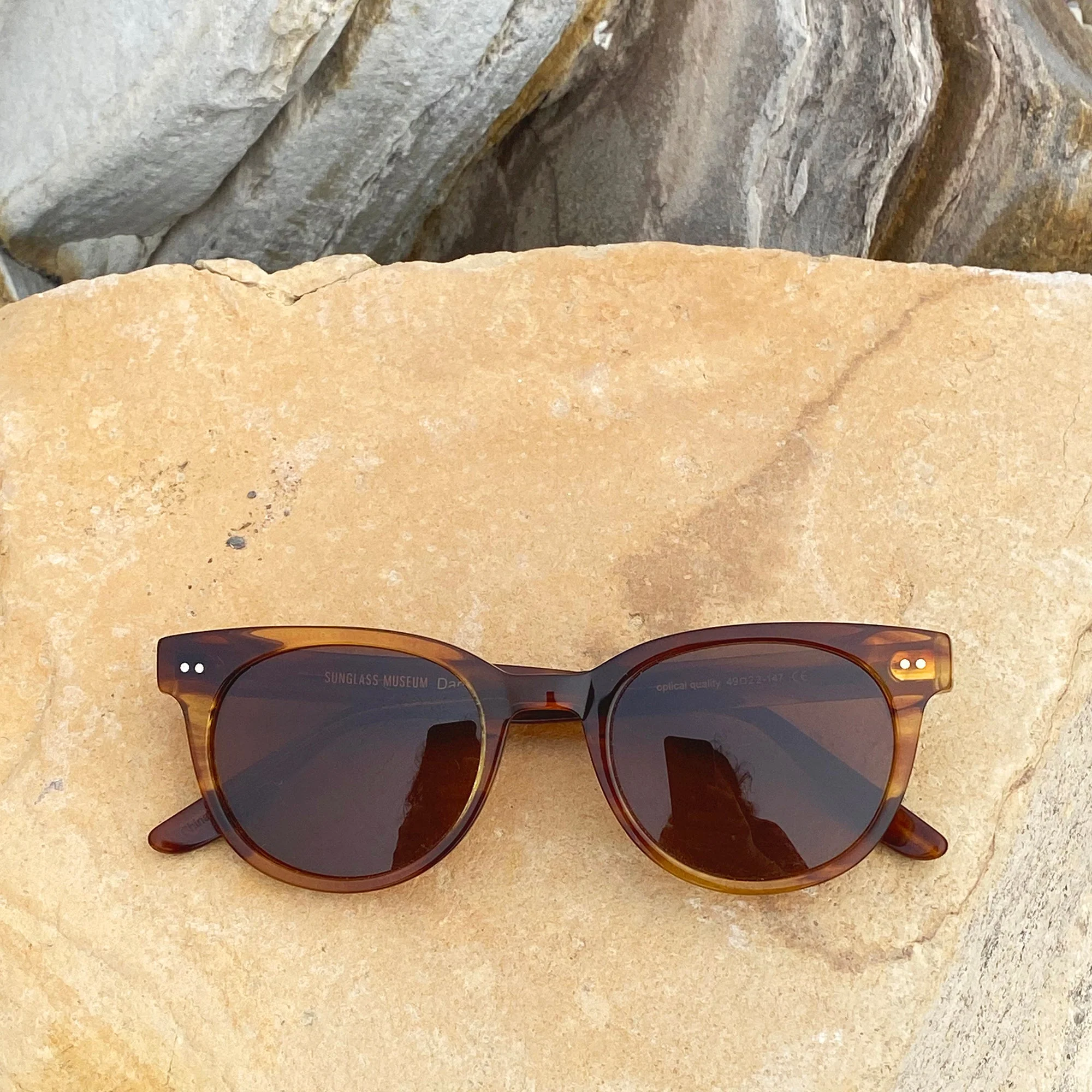 Round Hipster Sunglass with Polarized Lens - Darcy - Image 14