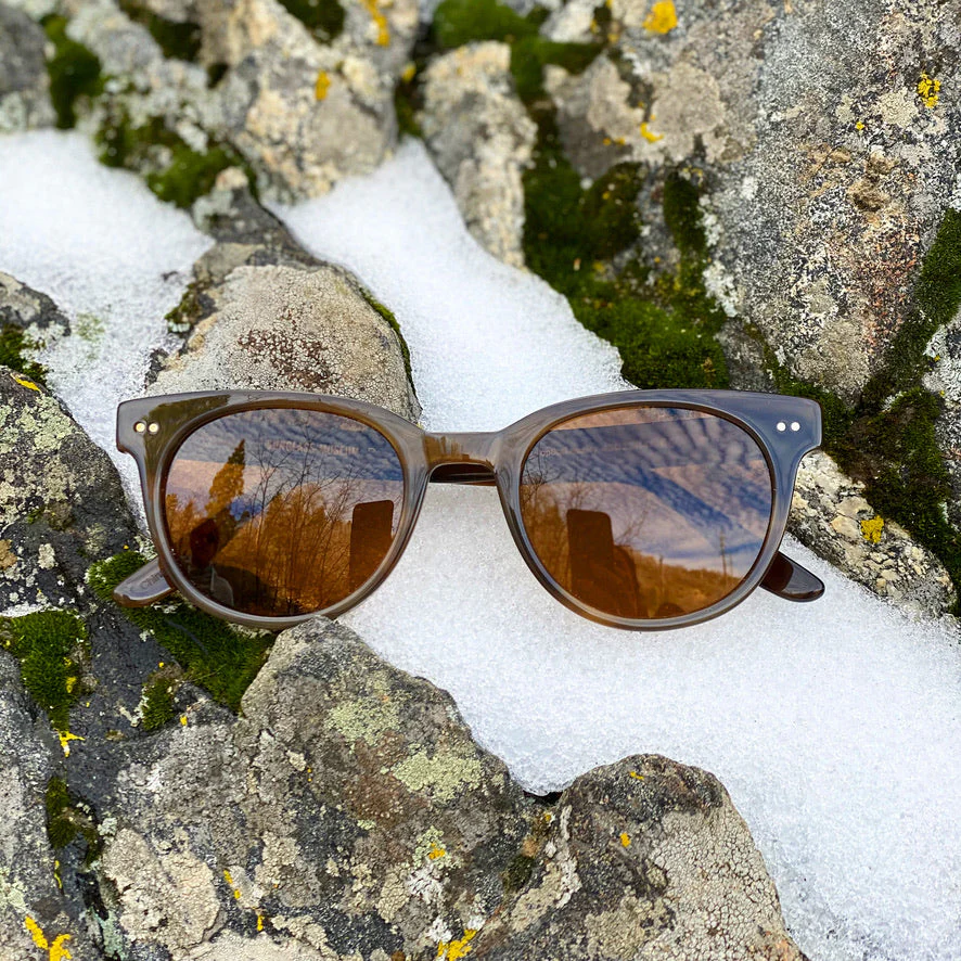Round Hipster Sunglass with Polarized Lens - Darcy - Image 15