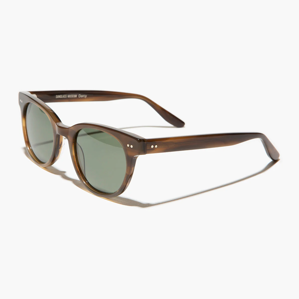 Round Hipster Sunglass with Polarized Lens - Darcy - Image 2