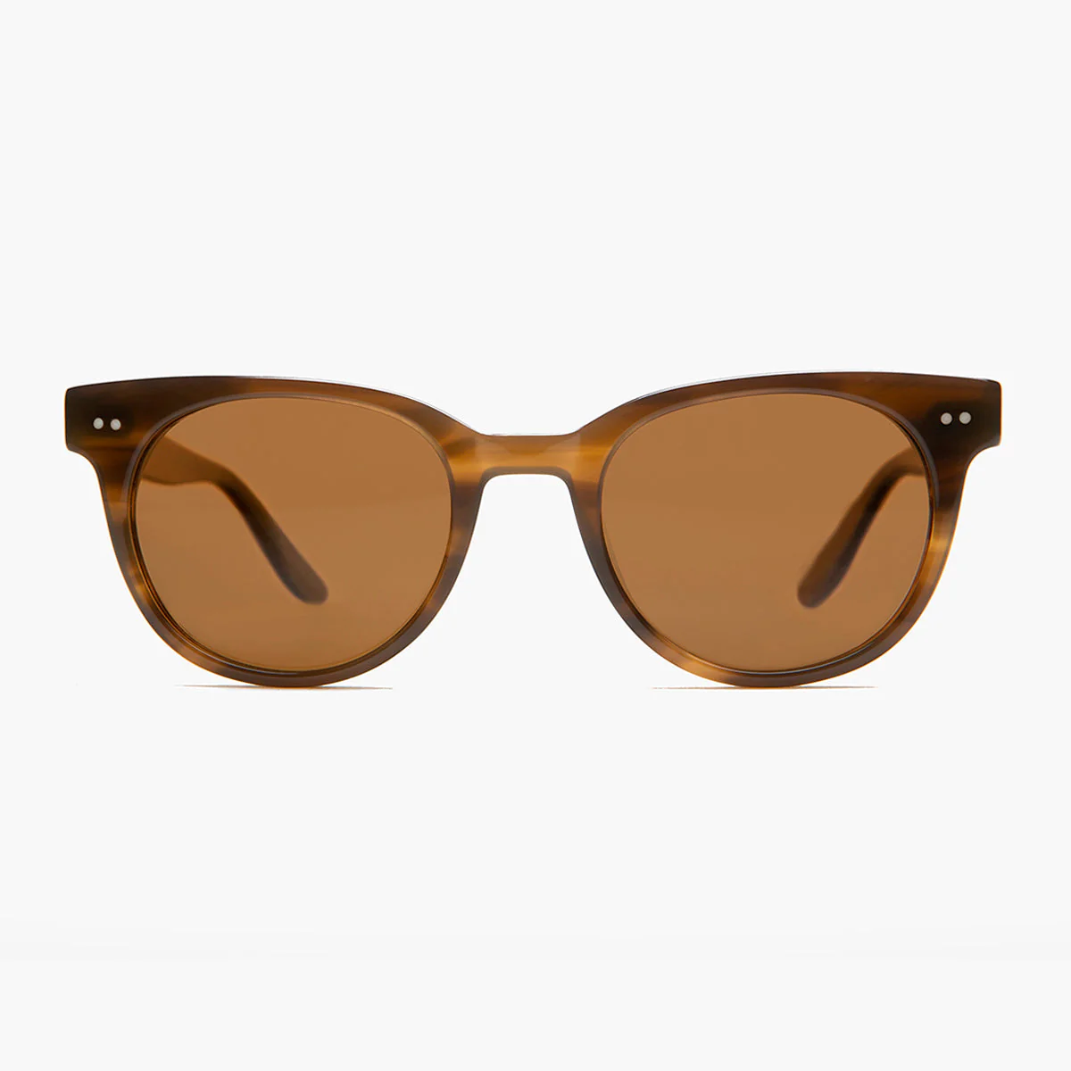 Round Hipster Sunglass with Polarized Lens - Darcy - Image 3