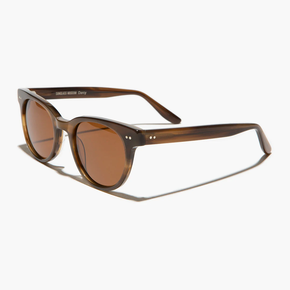 Round Hipster Sunglass with Polarized Lens - Darcy - Image 4