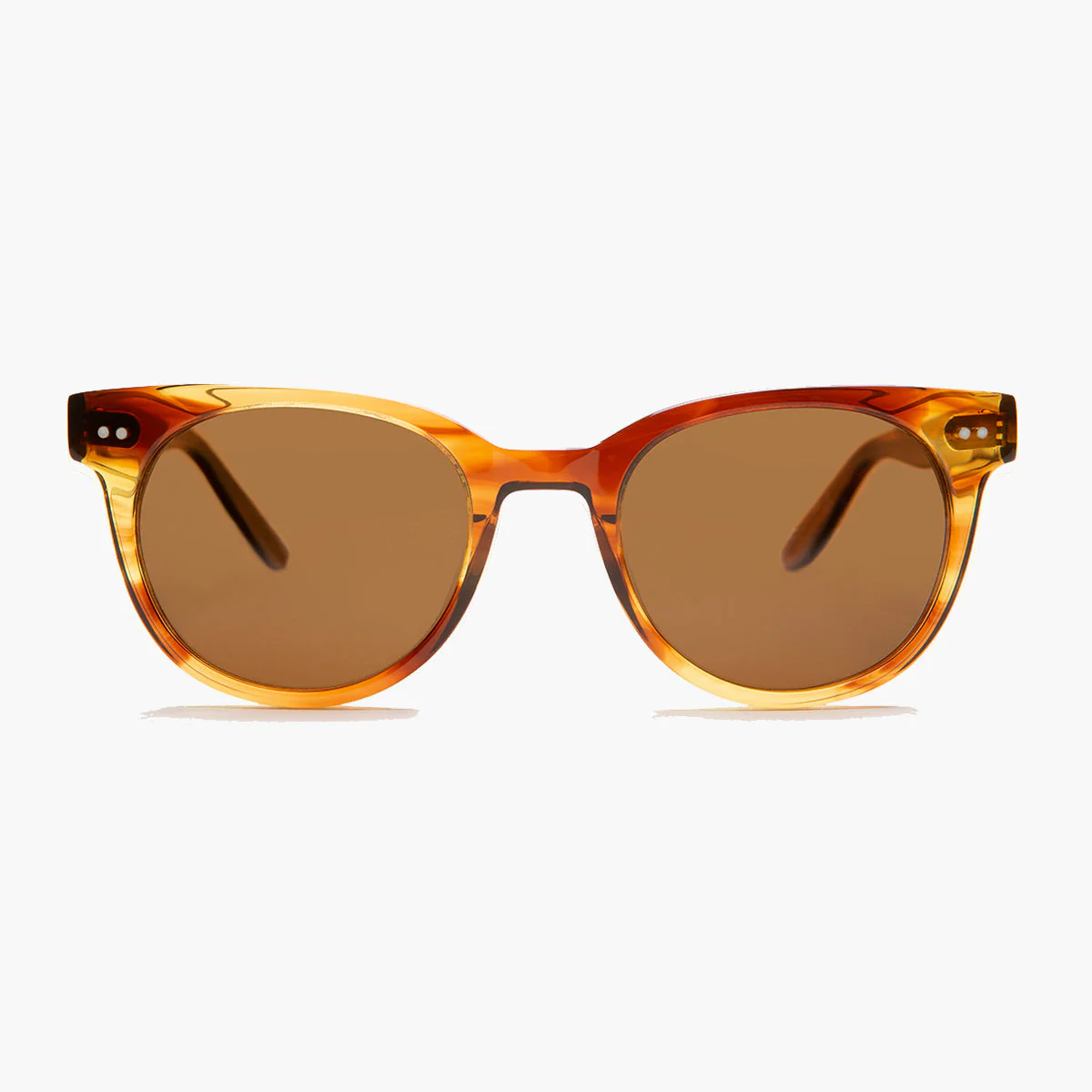 Round Hipster Sunglass with Polarized Lens - Darcy - Image 7