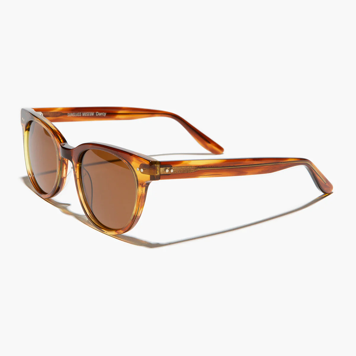 Round Hipster Sunglass with Polarized Lens - Darcy - Image 8
