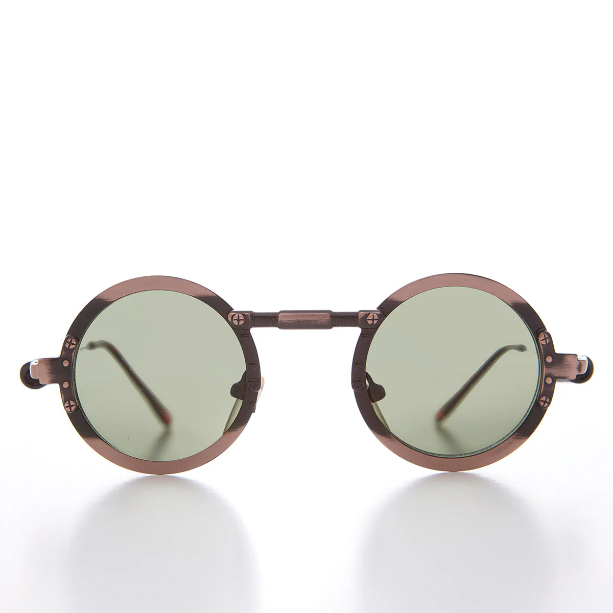Round Industrial Steampunk Vintage Sunglass - Callum