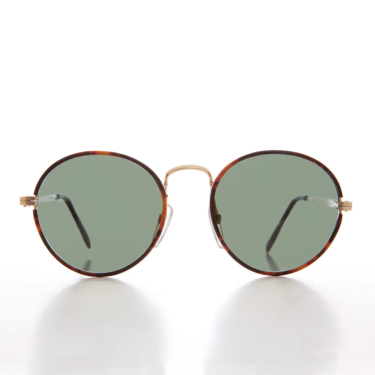 Round Polo Tortoise Vintage Sunglasses - Clerk