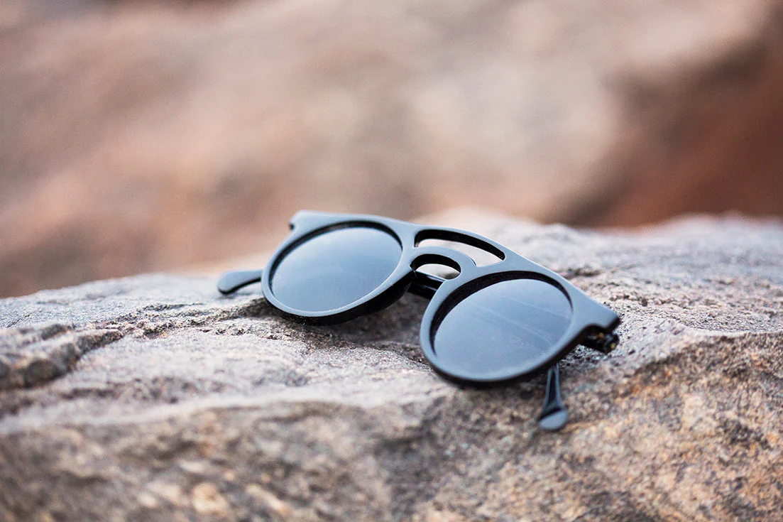 Round Victorian Steampunk Vintage Sunglass - Edgar - Image 3