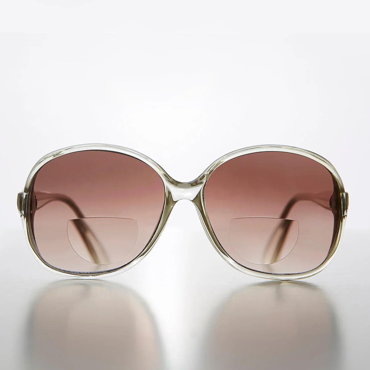 Round Women's Bifocal Reading Sunglasses - Alice