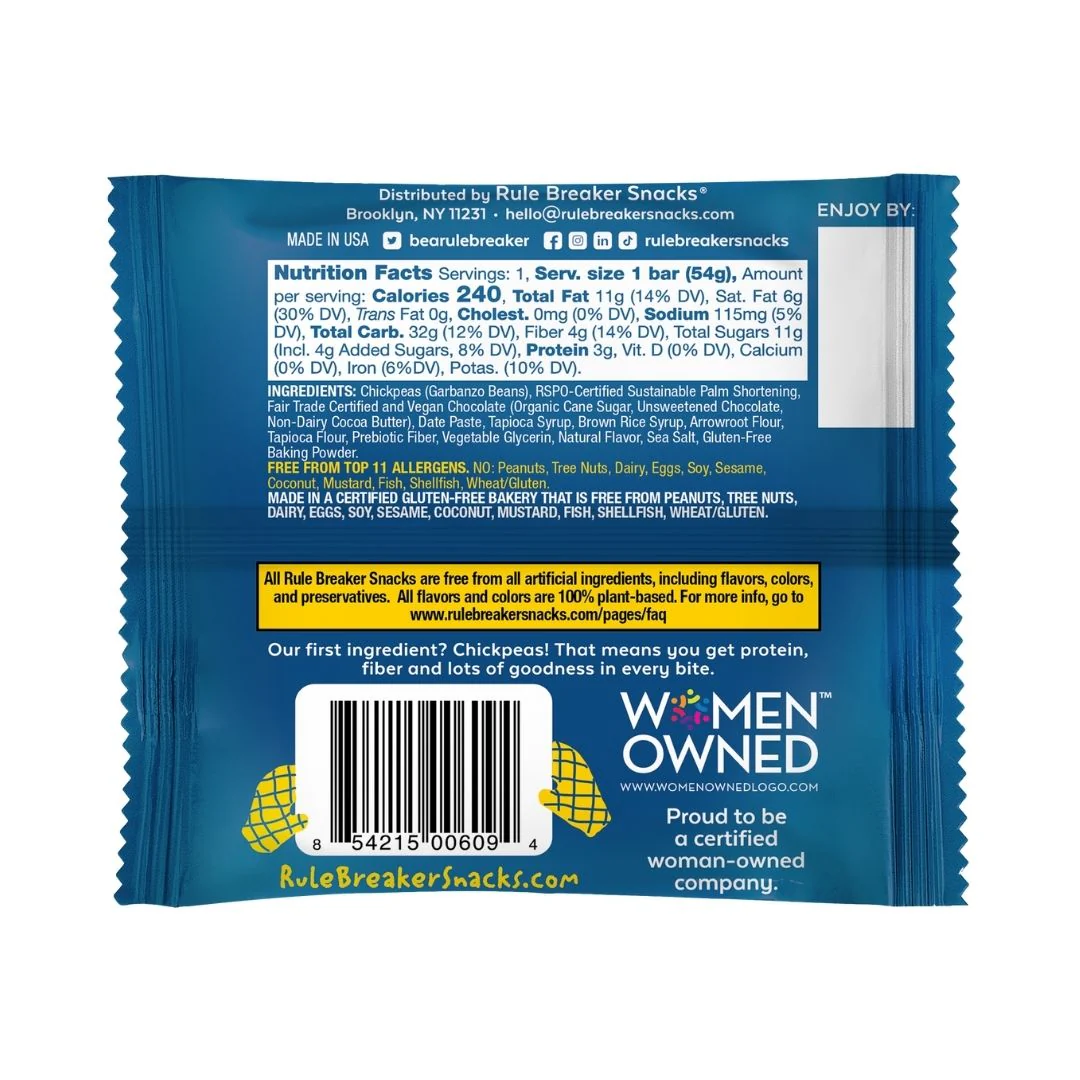 Rule Breakers Chocolate Chip Blondies Pack - 12 Packs - Image 3