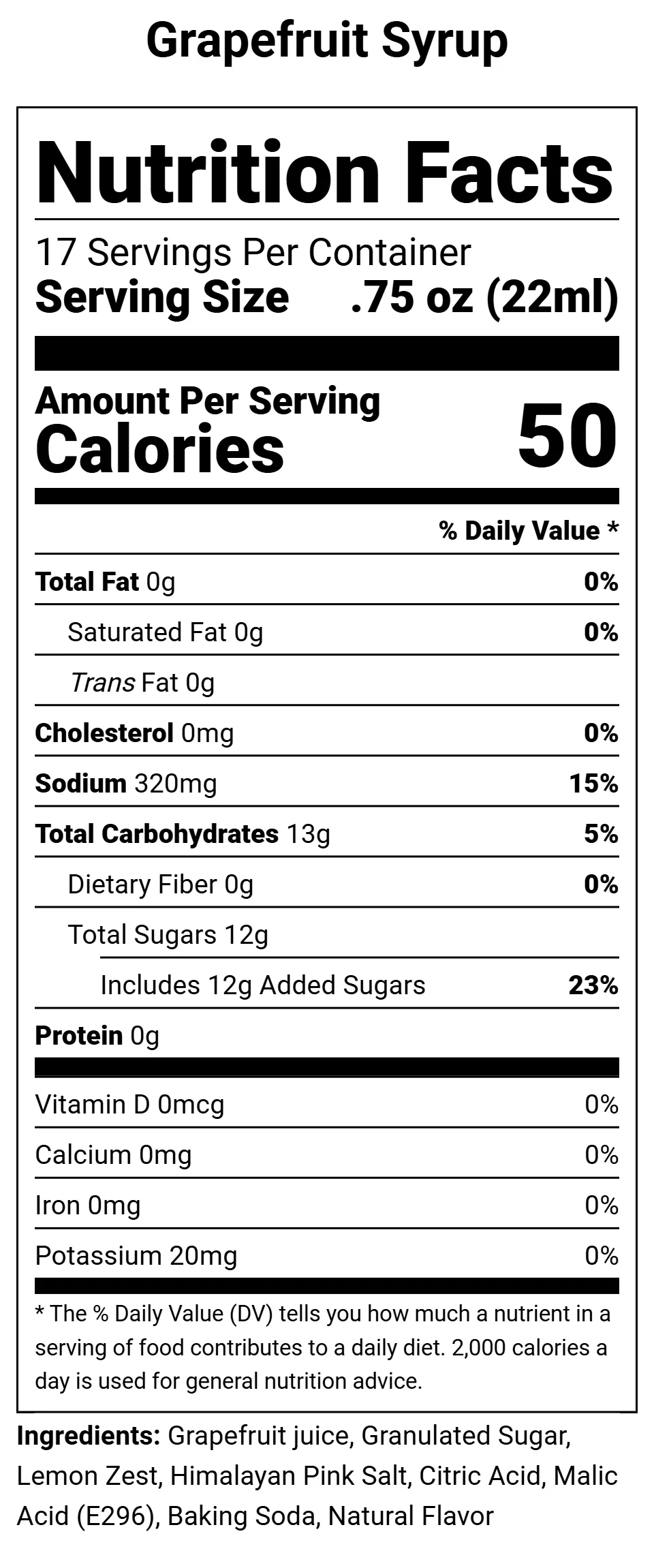 Salted Grapefruit Syrup - Image 2