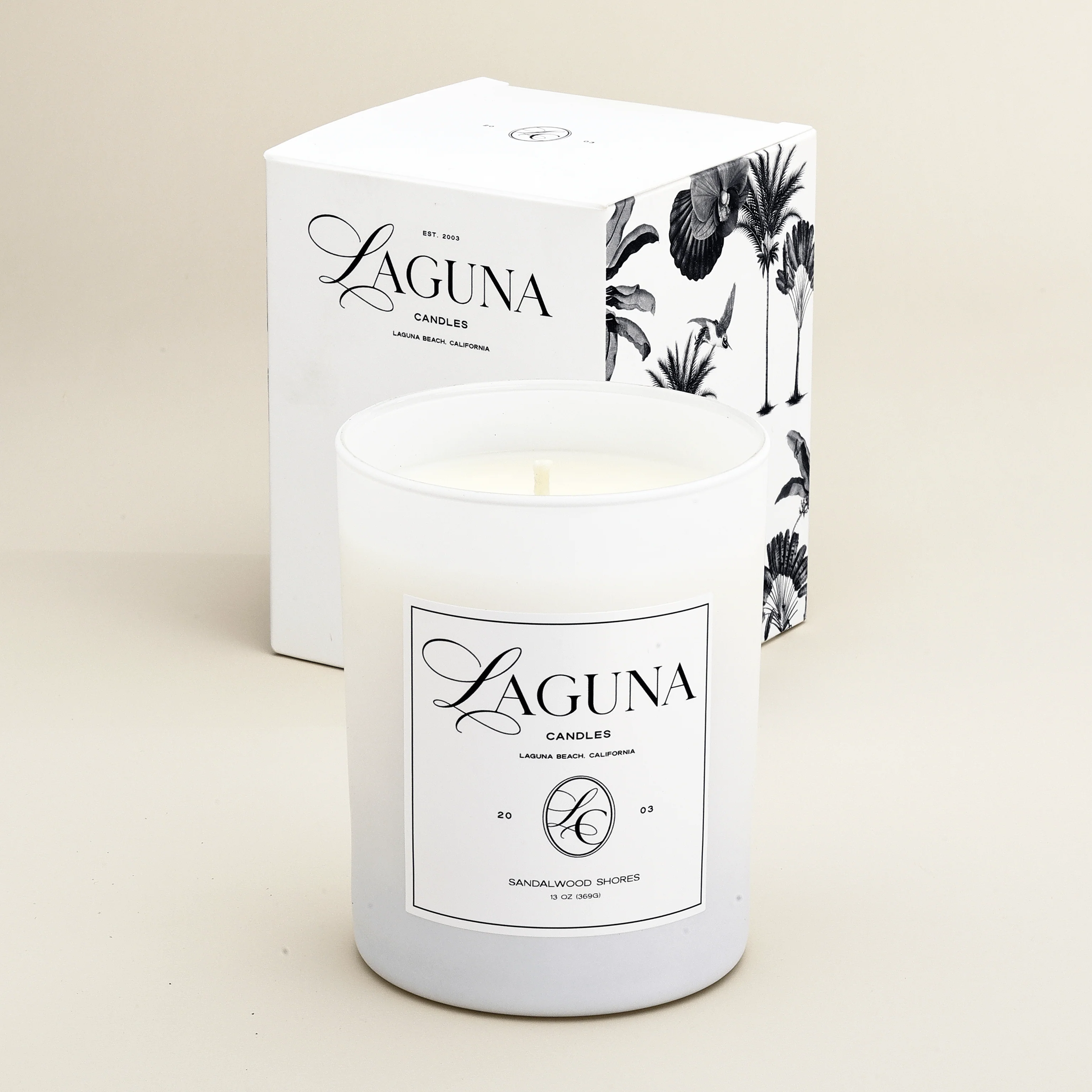 Sandalwood Shores – 13oz Luxury Candle