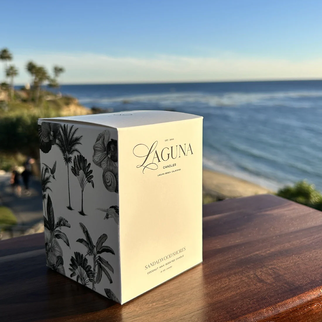 Sandalwood Shores – 13oz Luxury Candle - Image 2