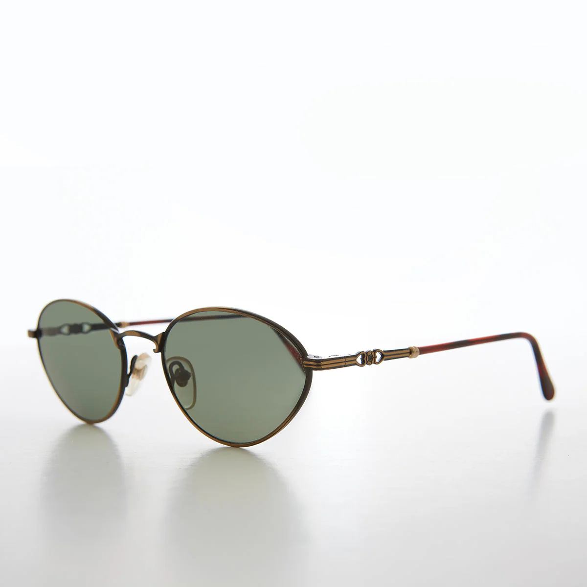 Simple Oval Minimal Vintage Sunglasses - Torres - Image 6