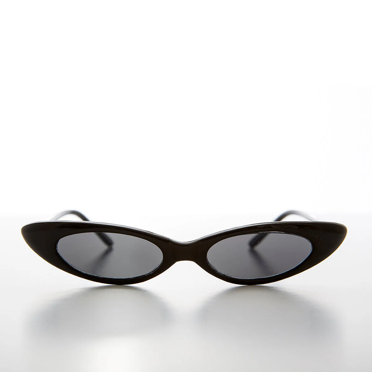 Skinny Punk Rock Cat Eye Sunglass - Slim