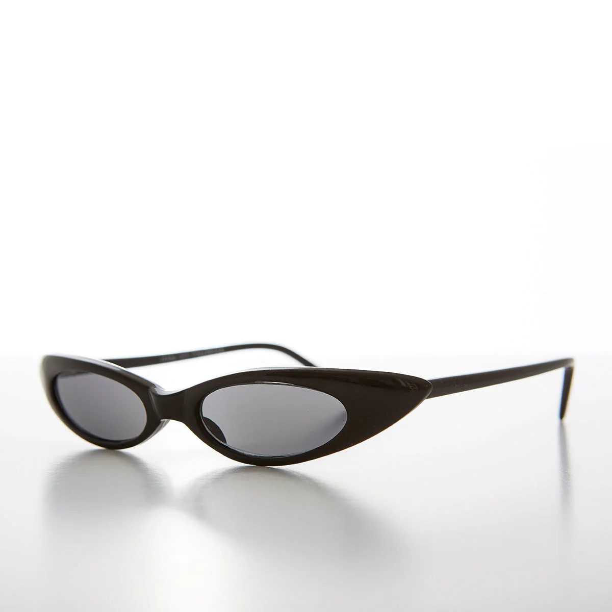 Skinny Punk Rock Cat Eye Sunglass - Slim - Image 2